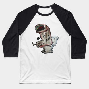 Pooping Burrito Baseball T-Shirt